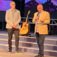 Prs Joe Habermehl and Peter Heyworth sharing about "Proclaiming Christ's Gospel' on Tuesday at conference